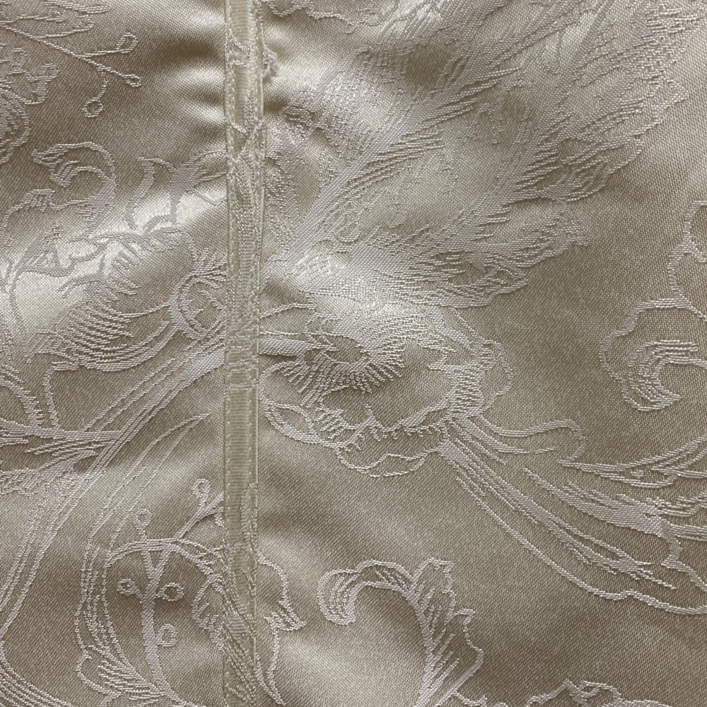 3/$15 PrettyLittleThing Cream Jacquard High Waisted Wide Leg Pants Size 2 - Picture 3 of 6
